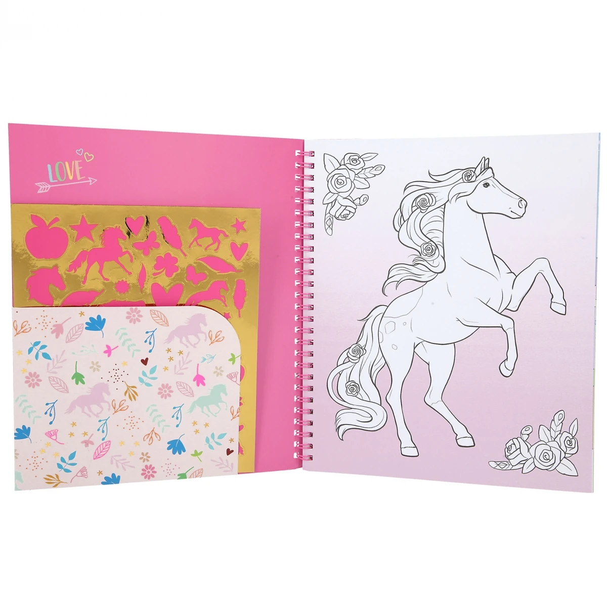 Depesche 11579 Pferd Miss Melody Malbuch Mit Fellapplikation Kreativbuch Pferde 4 Depesche 11579 Pferd Miss Melody Malbuch Mit Fellapplikation Kreativbuch Pferde – Bild 3