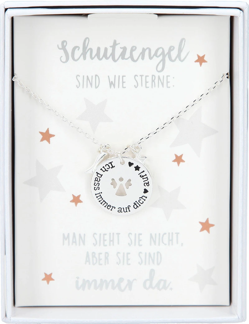 Depesche 11739 _003 Schutzengel Kette +Geschenkbox - Schutzengel Sind Wie Sterne 3 Depesche 11739 _003 Schutzengel Kette +Geschenkbox - Schutzengel Sind Wie Sterne