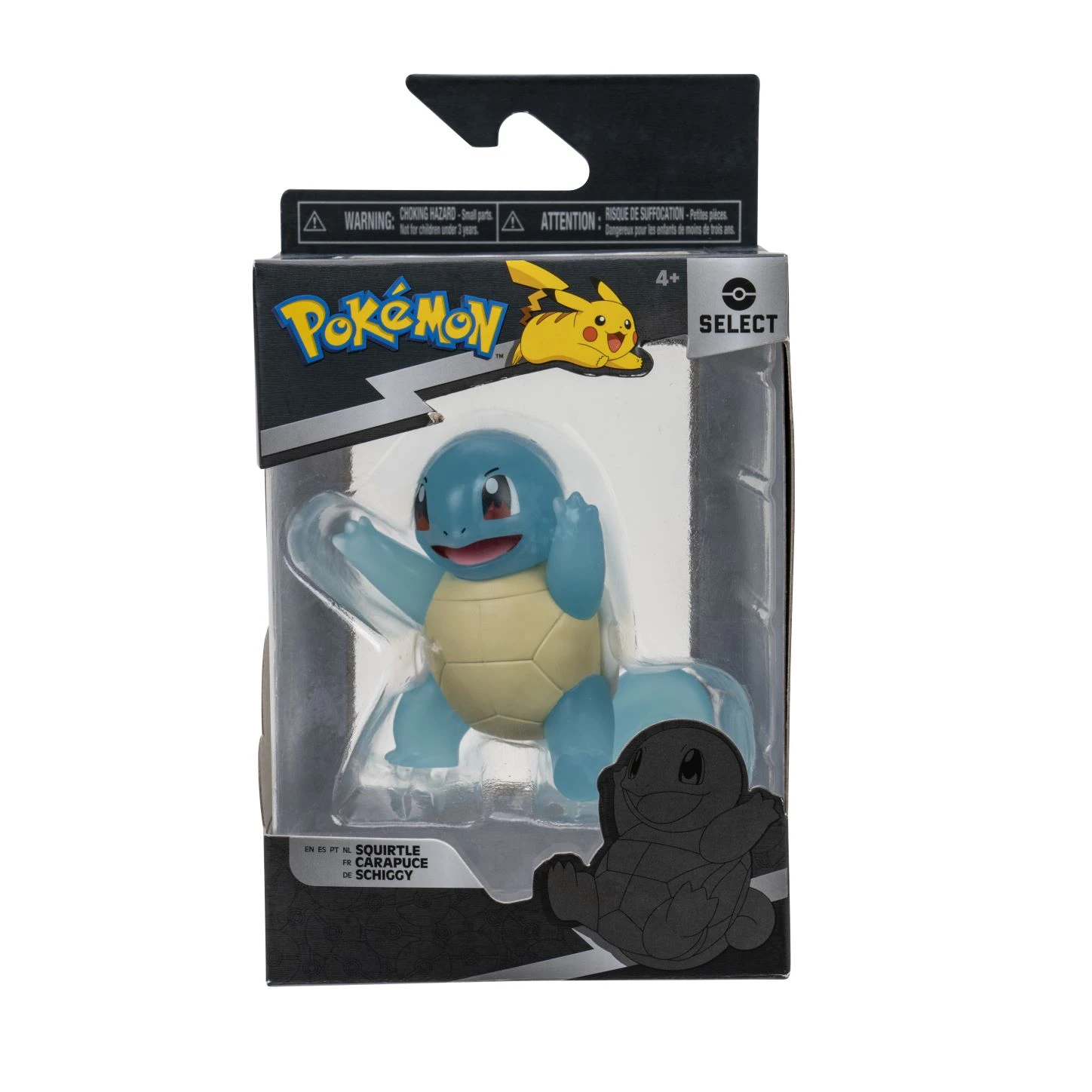Jazwares PKW2404 Pokemon Select Battle Figur - Schiggy Translucent 3 Jazwares PKW2404 Pokemon Select Battle Figur - Schiggy Translucent