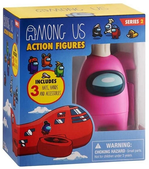 Among Us Action Figur Im Display Inkl. 3 Gegenstände Serie 2 - Rosa 3 Among Us Action Figur Im Display Inkl. 3 Gegenstände Serie 2 - Rosa