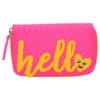 Depesche TopModel Geldbeutel Geldbörse Portemonnaie HELLO 10184 - Neonpink