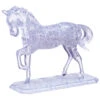 HCM Kinzel Crystal Puzzle 3D - Großes Pferd 100 Teile Ca. 18cm 109001 -Spielwaren Verkauf 109001 P 0