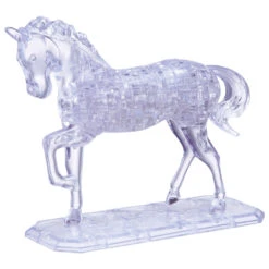 HCM Kinzel Crystal Puzzle 3D - Großes Pferd 100 Teile Ca. 18cm 109001