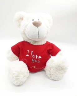 Nici 37756.1 Classic Bear Creme Mit Rotem T-Shirt "I Love You" 35cm Plüsch Schlenker -Spielwaren Verkauf 37756 1 10