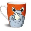 Nici 39223 Tasse Nashorn "´n Scheiss Muss Ich" Porzellan Kaffeetasse Teetasse Wild Friends -Spielwaren Verkauf 39223b 2048x1819