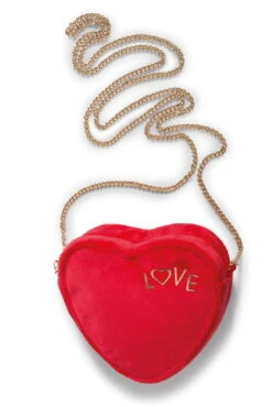 Nici 41007 Umhängetasche Täschchen In HerzForm Plüsch Ca 19x16x5cm