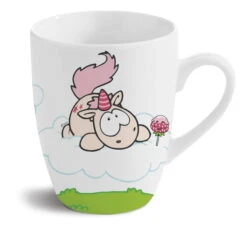 Nici 41613 Tasse Einhorn Theodor Auf Den Wolken Weiß 8x10cm Porzellan