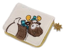 Nici 44135 Geldbeutel Rentier Reny Heart Plüsch Kindergeldbörse 12x9,5cm