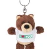 Nici 44717 Schlüsselanhänger Bär Mit T-Shirt Ca 10cm - I (herz) YOU Love Liebe -Spielwaren Verkauf 44717 01 HA Frei 1463x2048