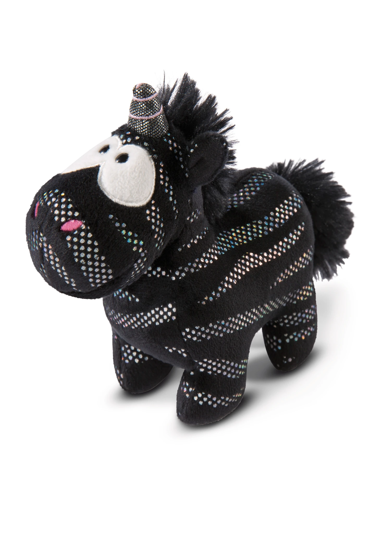Nici 44953 Schwarz-silbernes Einhorn Starlight Mystery Ca 13cm Plüsch 3 Nici 44953 Schwarz-silbernes Einhorn Starlight Mystery Ca 13cm Plüsch