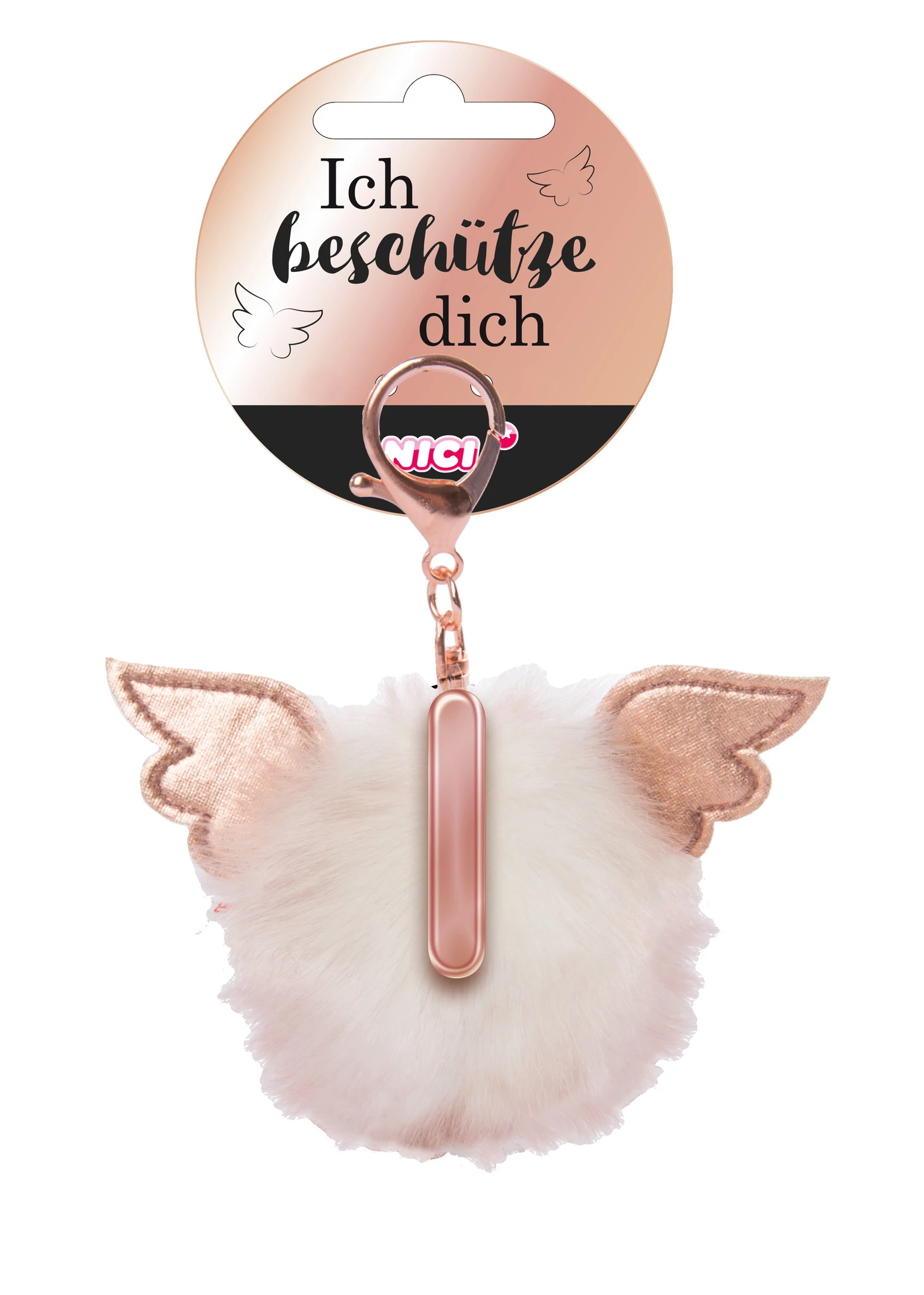 Nici 46978 Taschenanhänger Schutzbommel Mit Flügeln + Pompon Metallbuchstabe I 3 Nici 46978 Taschenanhänger Schutzbommel Mit Flügeln + Pompon Metallbuchstabe I