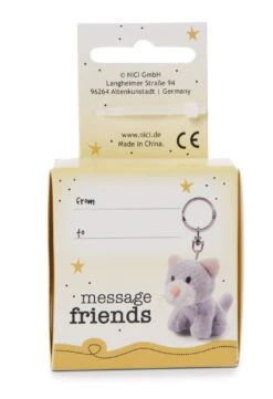 Nici 48127 Schlüsselanhänger Message Friends 6cm - Katze "You Are The Best!" -Spielwaren Verkauf 48127 02 ZA Frei 1403x2048