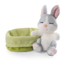 Nici 48706 Sleeping Pets Bunnies Hase Grau 12cm Schlafend Im Körbchen Grün -Spielwaren Verkauf 48706 03 ZA Frei 2048x1754