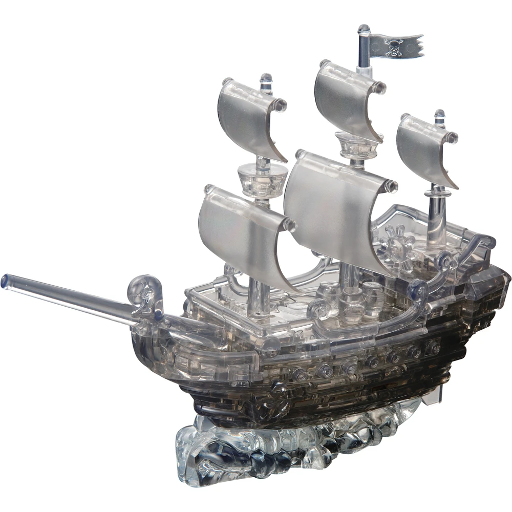 Crystal Puzzle 3D - Großes Piratenschiff 101 Teile Ca. 15cm 59129 3 Crystal Puzzle 3D - Großes Piratenschiff 101 Teile Ca. 15cm 59129