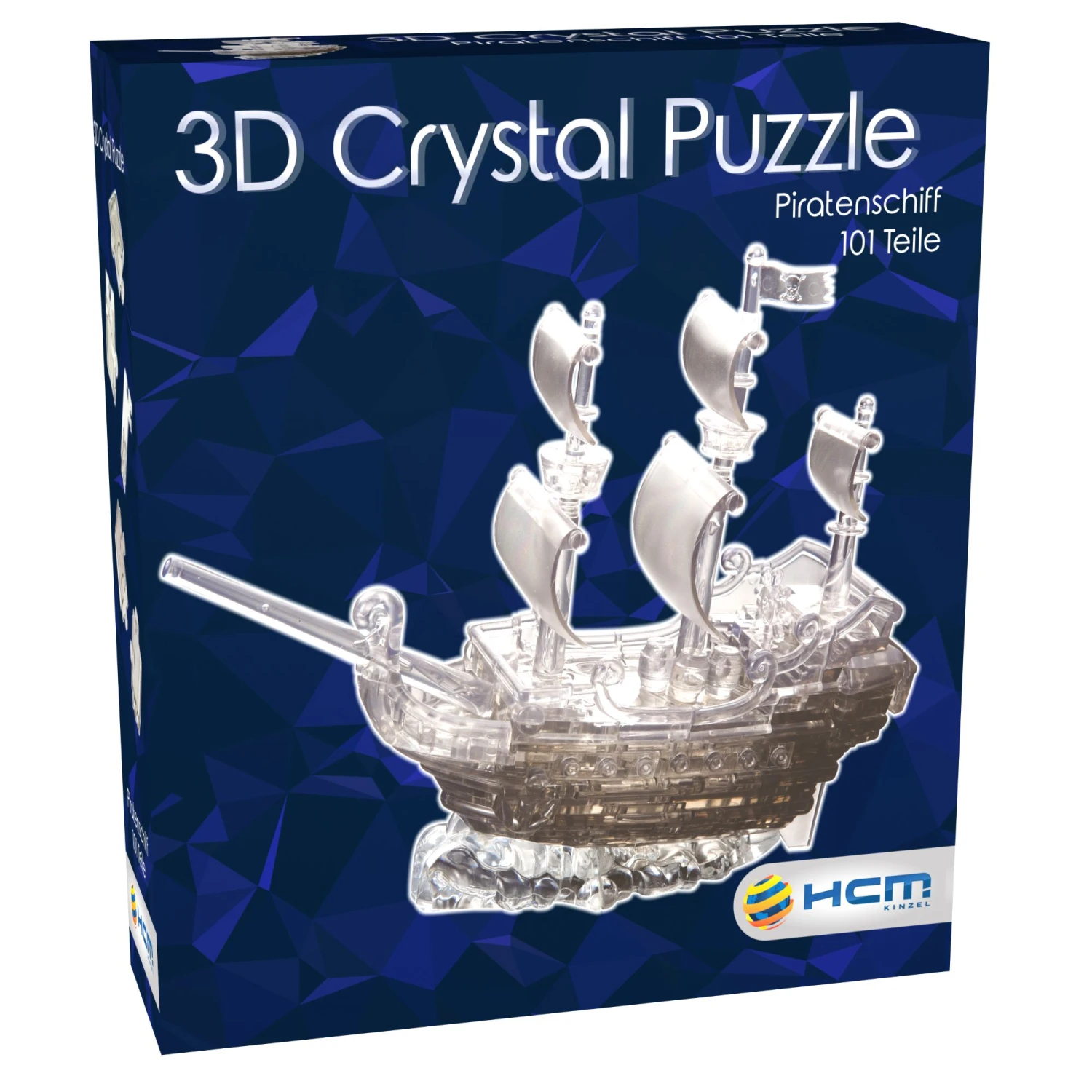 Crystal Puzzle 3D - Großes Piratenschiff 101 Teile Ca. 15cm 59129 4 Crystal Puzzle 3D - Großes Piratenschiff 101 Teile Ca. 15cm 59129 – Bild 2