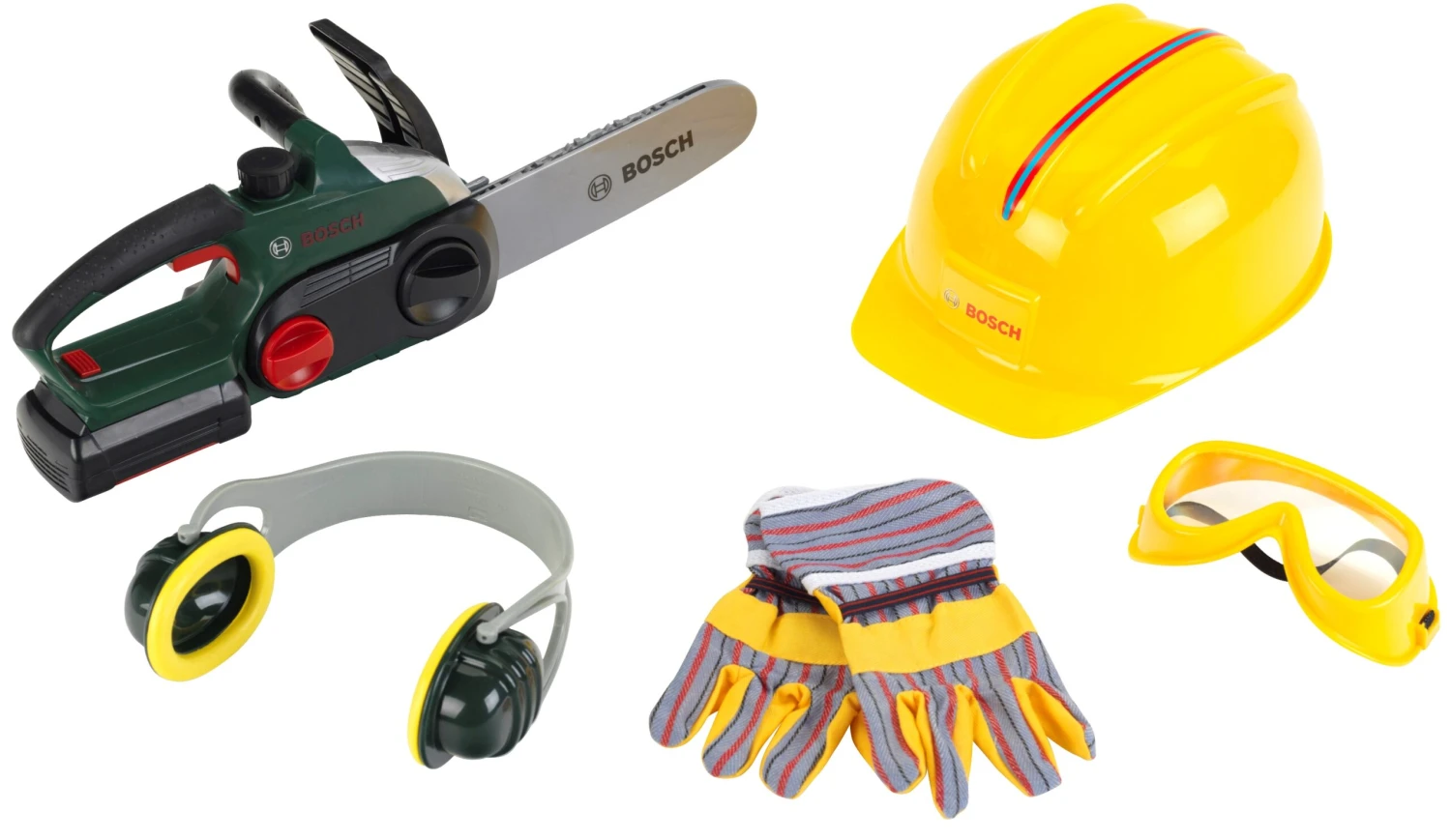 Theo Klein Bosch Mini Kettensäge Set Mit Schutzausrüstung Inkl. Licht Und Sound 8532 4 Theo Klein Bosch Mini Kettensäge Set Mit Schutzausrüstung Inkl. Licht Und Sound 8532 – Bild 2