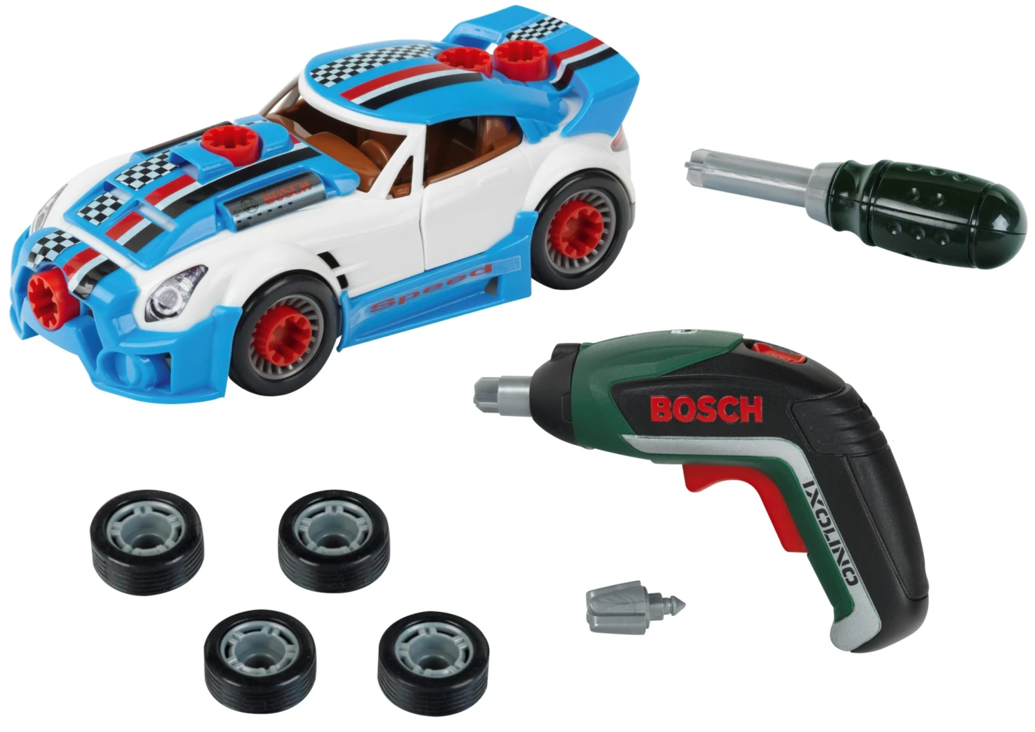 Theo Klein Bosch Mini Tuning Car Mit Akkuschrauber Ixolino 8630 4 Theo Klein Bosch Mini Tuning Car Mit Akkuschrauber Ixolino 8630 – Bild 2