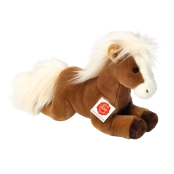 Teddy Hermann 90259 Pferd Hellbraun Liegend Ca. 30cm Plüsch Kuscheltier