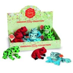 Teddy Hermann 92030 Frosch Grün Plüsch Kuscheltier Ca 13cm -Spielwaren Verkauf 92030