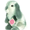 Teddy Hermann 93760 Hase Sitzend Hockend Ca. 19cm Grau Plüsch -Spielwaren Verkauf 93760 freigestellt Hase grau 300