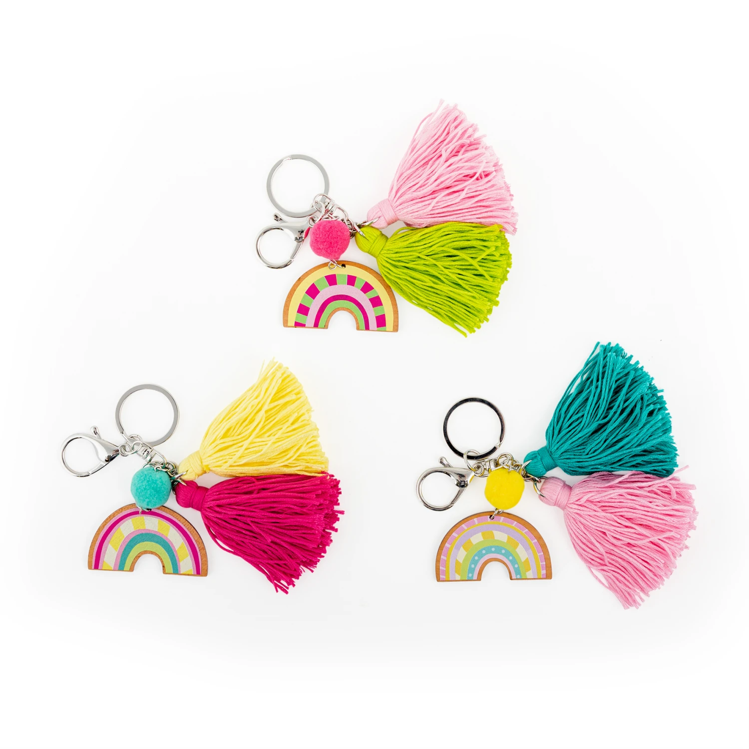 Trendhaus 954756 GOOD FEELINGS Schlüsselanhänger Regenbogen Rosa - Türkis 4 Trendhaus 954756 GOOD FEELINGS Schlüsselanhänger Regenbogen Rosa - Türkis – Bild 2