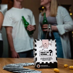 Trendhaus 955975 PARTY Lustiges Kartenspiel "Hast Du Schon ...?" 100-teilig -Spielwaren Verkauf 955975 f SILVESTER Spiel Hast du schon