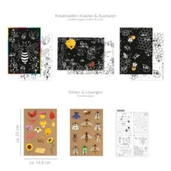 Trendhaus 956668 Activity-Heft Lern-, Kratz- & Ausmalspaß MEINE BIENENFREUNDE -Spielwaren Verkauf 956668 f