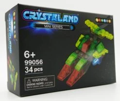 Johntoy N-Brix Crystaland Mini Series Bausteine - 99056 Flugzeug (34 Teile)