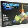 Johntoy N-Brix Crystaland Mini Series Bausteine - 99058 Düsenfahrzeug (32 Teile) -Spielwaren Verkauf 99058