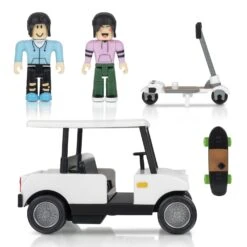 JAZWARES Roblox Mix & Match Brookhaven: Golf Cart Fahrzeug Mit Figur ROG0239 -Spielwaren Verkauf Brookhaven Golf Cart ROG0240 Composite OP ROG0239 kk