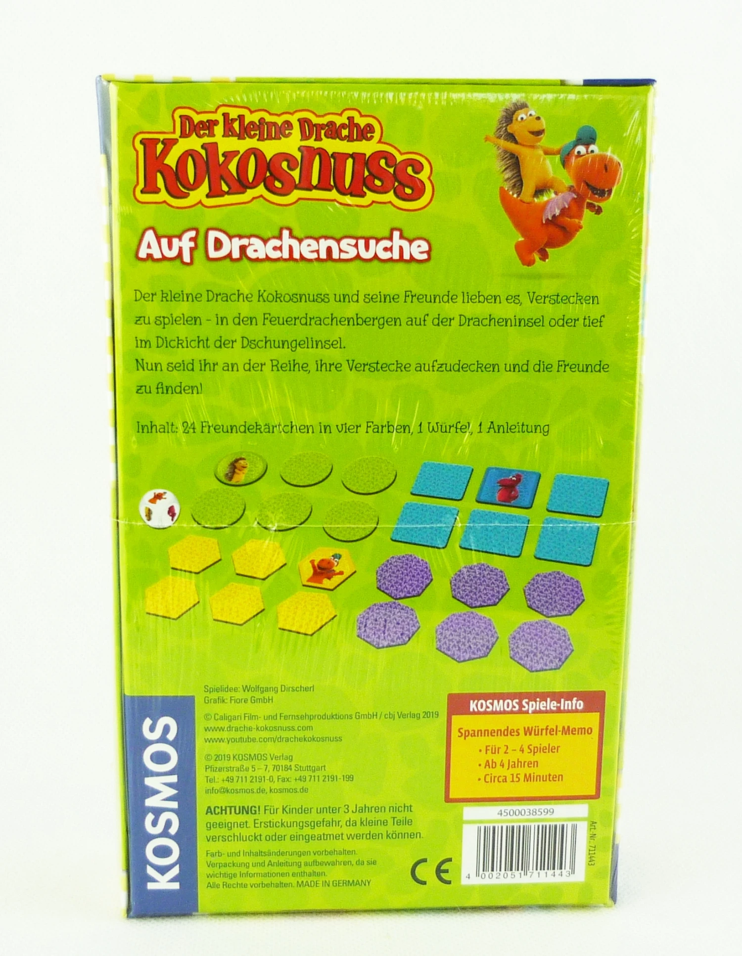 Kosmos Der Kleine Drache Kokosnuss Auf Drachensuche Kinderspiel Mitbringspiel FKS7114430 4 Kosmos Der Kleine Drache Kokosnuss Auf Drachensuche Kinderspiel Mitbringspiel FKS7114430 – Bild 2