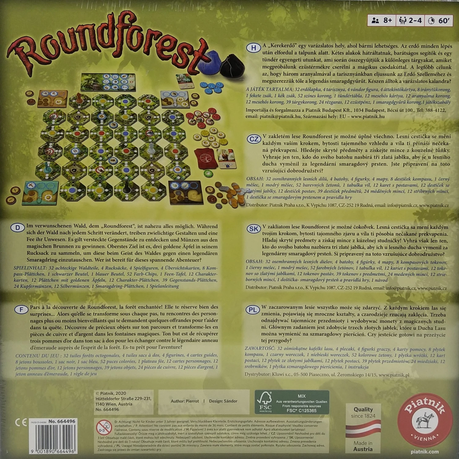 Piatnik Roundforest Brettspiel Im Verwunschenen Wald Rätsel Für 2-4 Spieler 5 Piatnik Roundforest Brettspiel Im Verwunschenen Wald Rätsel Für 2-4 Spieler – Bild 3