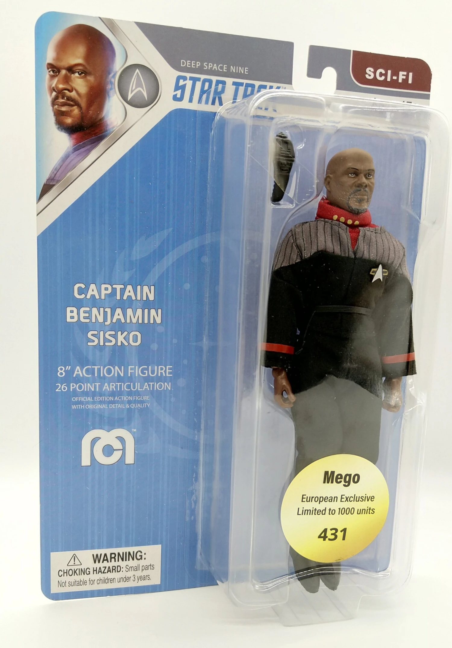 MEGO Star Trek DS9 Captain Benjamin Sisko Bewegliche Actionfigur 20cm Limitiert 3 MEGO Star Trek DS9 Captain Benjamin Sisko Bewegliche Actionfigur 20cm Limitiert
