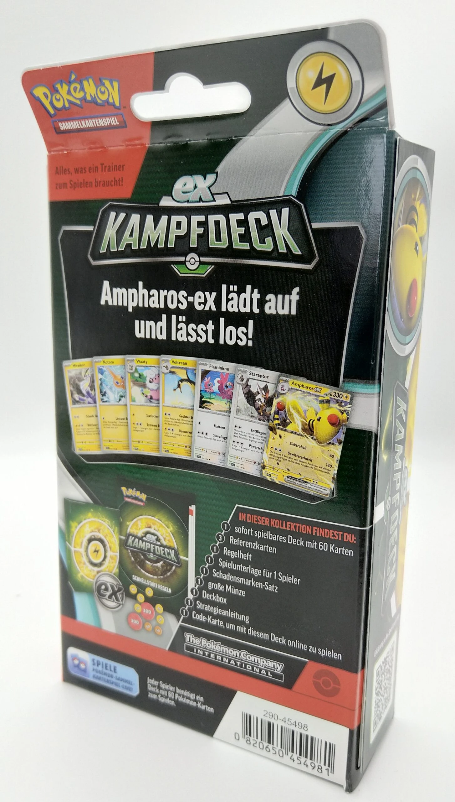 POKEMON Pokémon Sammelkartenspiel AmpharosEx Kampfdeck Mit 60 Karten 4 POKEMON Pokémon Sammelkartenspiel AmpharosEx Kampfdeck Mit 60 Karten – Bild 2
