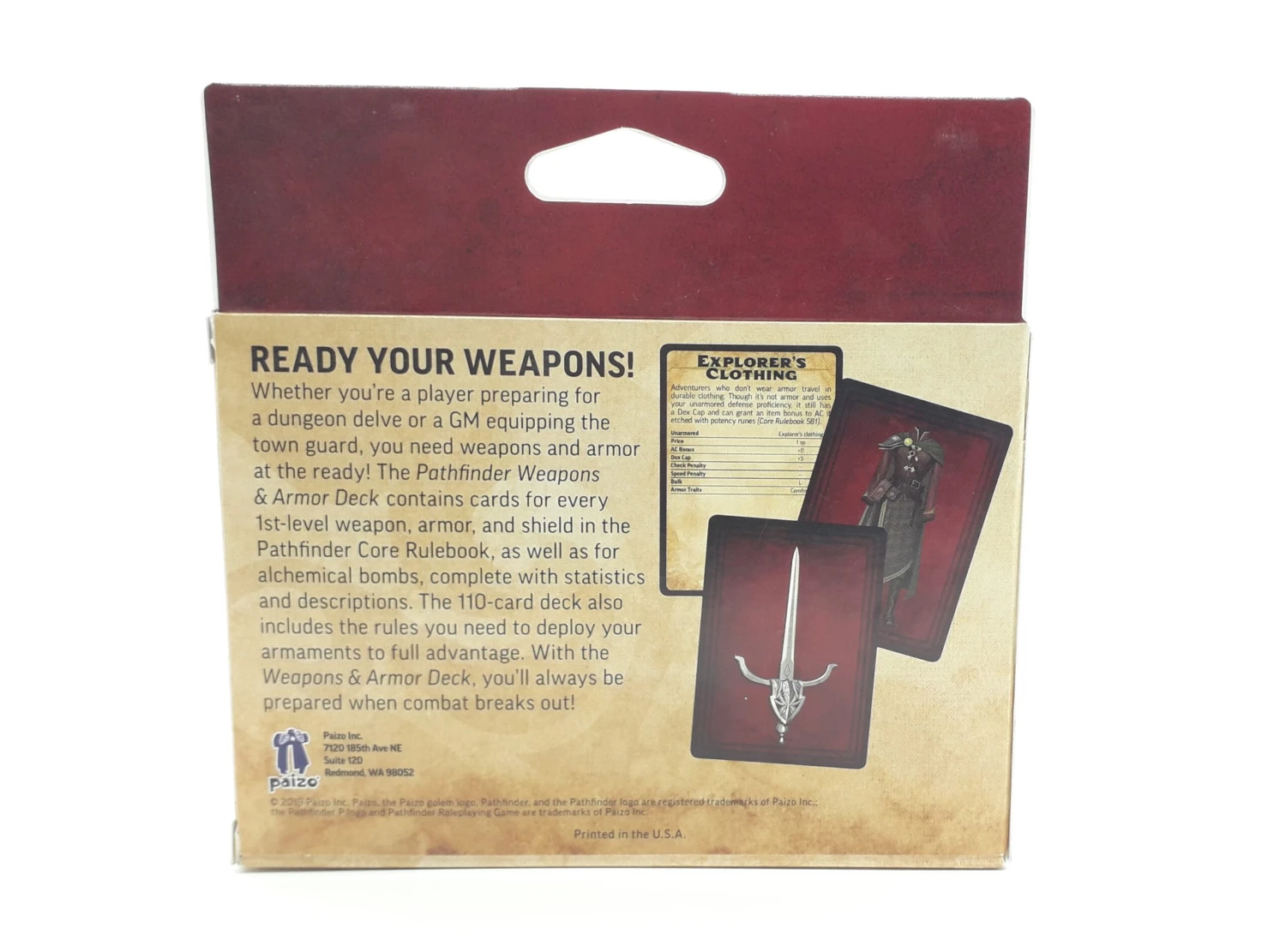 Pathfinder Weapons & Armor Deck Second Edition 2. Edition 110 Rollenspielkarten 4 Pathfinder Weapons & Armor Deck Second Edition 2. Edition 110 Rollenspielkarten – Bild 2