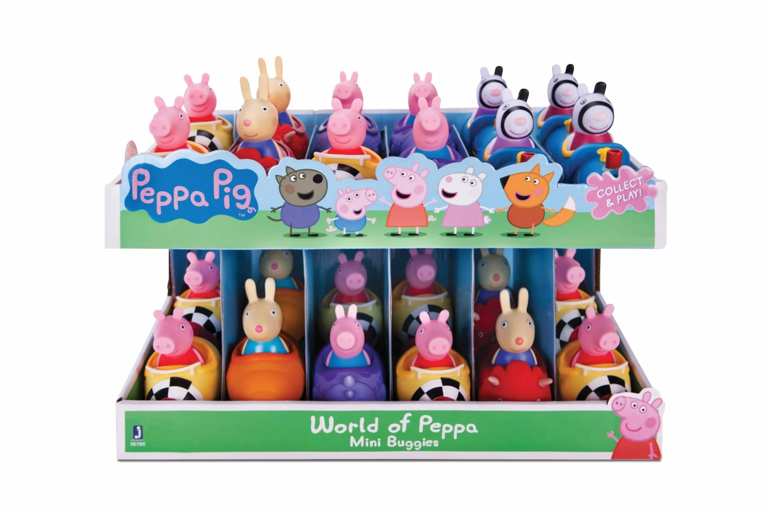 Peppa Pig Mini Flitzer Jazwares 95785 Eisenbahn Zug 4 Peppa Pig Mini Flitzer Jazwares 95785 Eisenbahn Zug – Bild 2