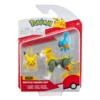 Jazwares PKW2676 Pokemon Battle Figuren 3er Set - Pikachu + Hydropi + Bellektro -Spielwaren Verkauf Pokemon Battle Figue Set 3PK Mudkip Pikachu 1 Bolt