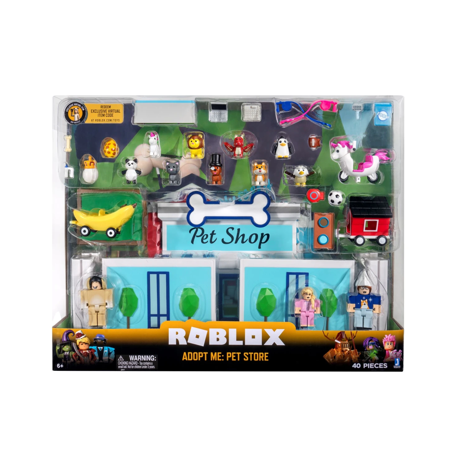 JAZWARES Roblox Mix & Match - Pet Shop Tierhandlung Mit 40 Teilen ROG0177 3 JAZWARES Roblox Mix & Match - Pet Shop Tierhandlung Mit 40 Teilen ROG0177