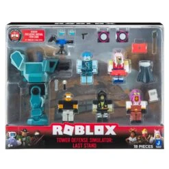 JAZWARES Roblox Mix&Match 5 Figuren +Zubehör- Tower Defense Simulator: Last Stand ROB0495