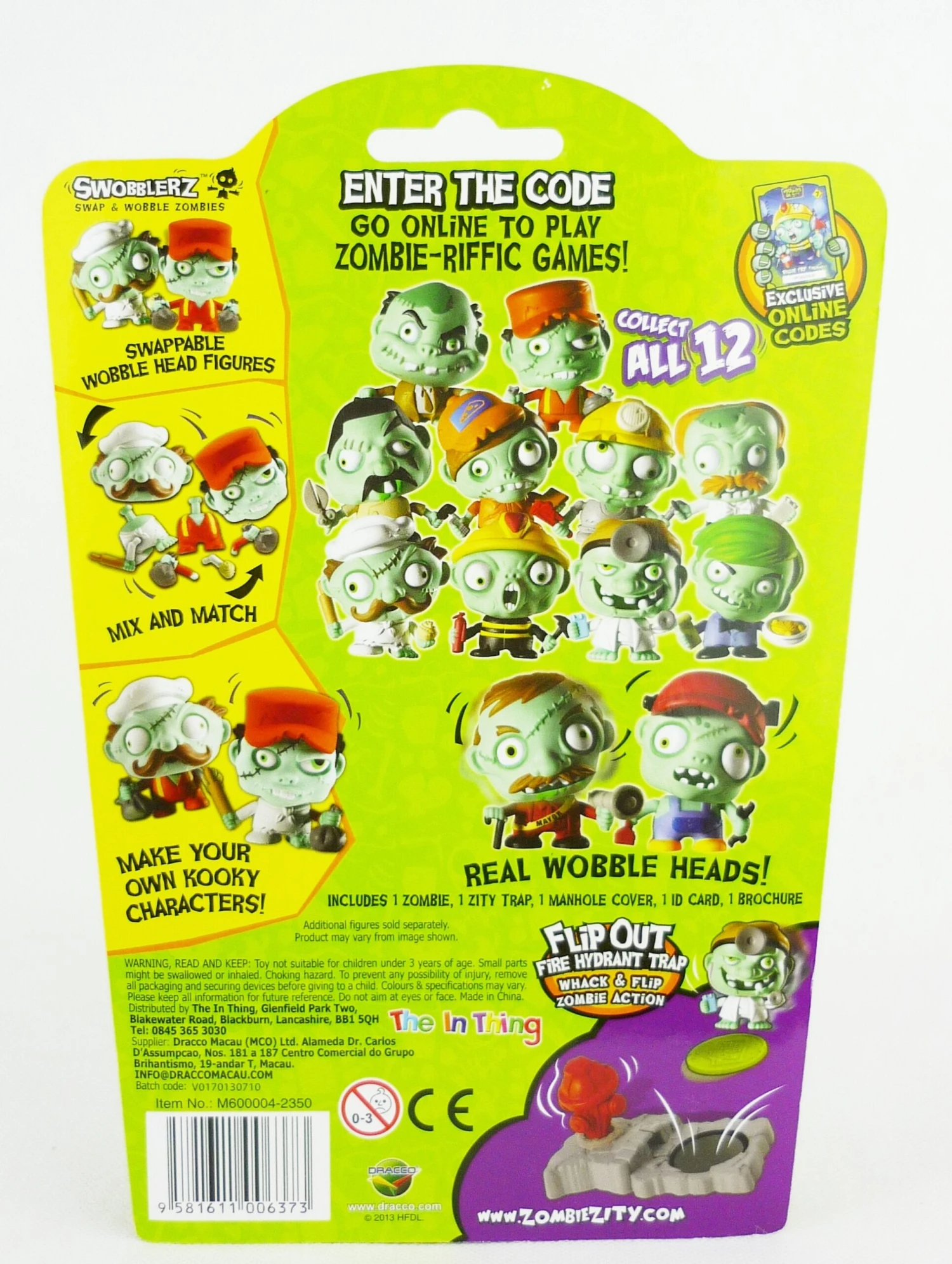 Zombie Zity Sammelfigur Drop & Chop Lamp Post - Bäcker 4 Zombie Zity Sammelfigur Drop & Chop Lamp Post - Bäcker – Bild 2