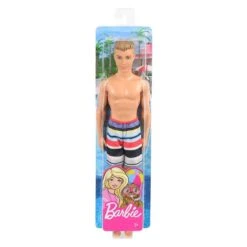 MATTEL Barbie Ken Beach Puppe Mit Streifenshorts GHW43 -Spielwaren Verkauf mattel ghw43 4