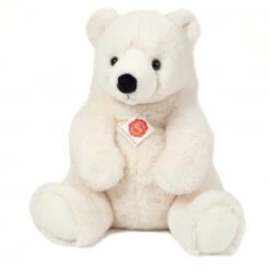 Teddy Hermann 91546 Eisbär Sitzend 35cm Plüsch Kuscheltier