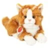 Teddy Hermann 91837 Katze Liegend Rot Getigert 20cm Plüsch Kuscheltier -Spielwaren Verkauf pic 600 91837