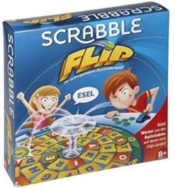 MATTEL Scrabble Flip - Das Scrabble Spiel Zum Wörter-Schnipsen