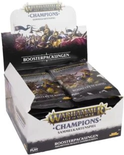 Games Workshop Warhammer Champions Sammelkarten Box - 24 Booster In Einem Pack